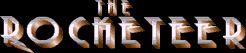 Title screen for the SNES game The Rocketeer.