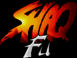 Title screen for the SNES game Shaq Fu.