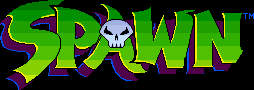 Title screen for the SNES game Spawn.