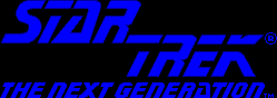 Title screen for the SNES game Star Trek: The Next Generation - "Future's Past".