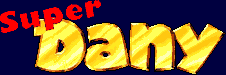 Title screen for the SNES game Super Dany.