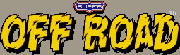 Title screen for the SNES game Super Off Road.