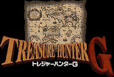 Title screen for the SNES game Treasure Hunter G.