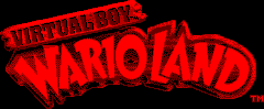 Title screen for the Virtual Boy game Virtual Boy Wario Land.